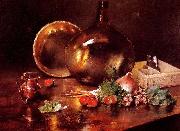 William Merritt Chase Still Life Brass and Glass Date oil